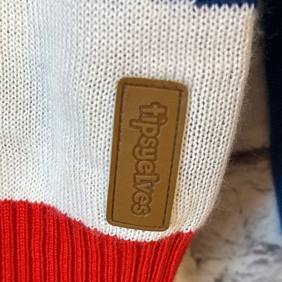 Tipsy Elves Men's Funny Holiday Sweater Trump "Fake Trees" Size L - Picture 4 of 7